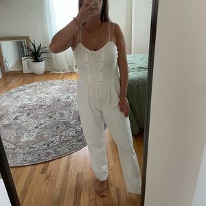 White jumpsuit
